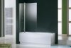 Novellini Parawan Aurora3 98x150cm profil chrom szkło satyna AURORAN3-4K